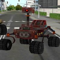 sci fi future robot cars sim gameskip
