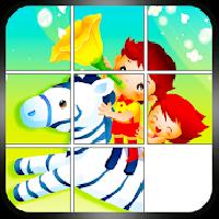 slide puzzle - cartoon kids gameskip