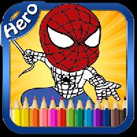 superhero coloring book gameskip