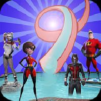 superhero incredibles water slide simulation gameskip