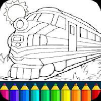 train drawing game for kids
