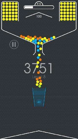 100 balls - tap to drop the color ball game