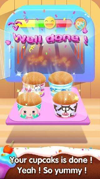 bake cupcake - cooking game