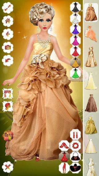barbie bridal makeup and dress