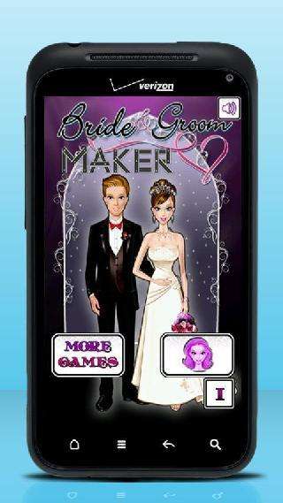 bride and groom maker
