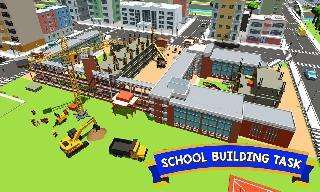 city builder : high school construction games