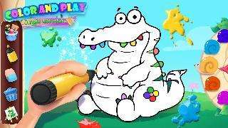 coloring book - kids drawing