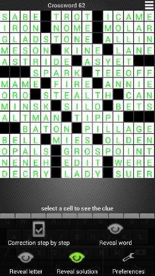 crossword puzzle free