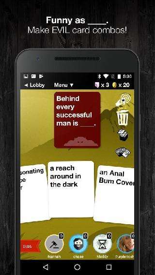 evil apples: a dirty card game