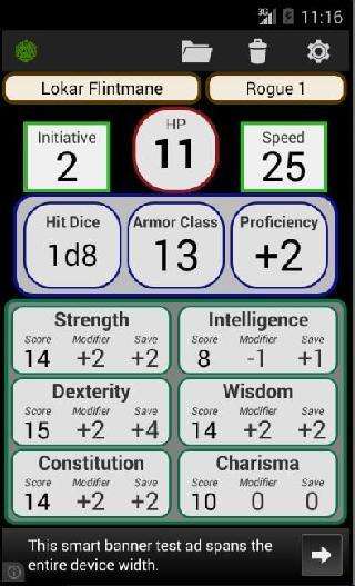 fifth edition character sheet