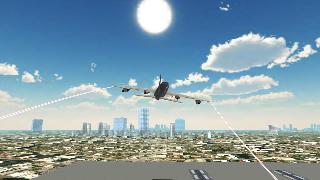 flight simulator city airplane