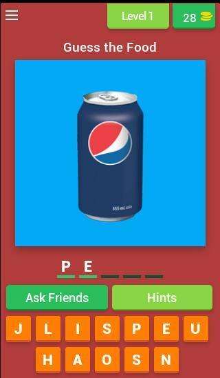 guess the food free quiz