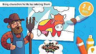 kids coloring world