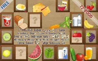 kids game  memory match food