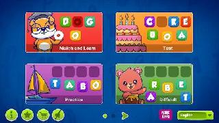 kids spelling game learn words