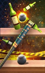 knockdown bottles smash: baseball hit and knock out 3