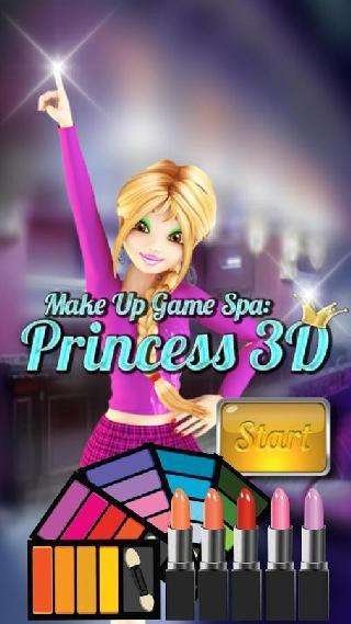 make up games spa: princess 3d