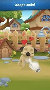 my virtual pet dog  louie the pug