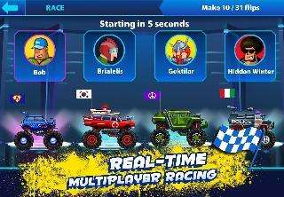 nitro heads: multiplayers race