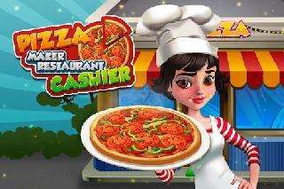pizza maker restaurant cash register: cooking