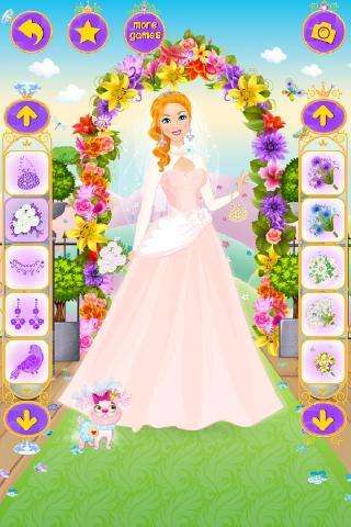 princess wedding dress up