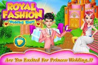 royal fashion wedding story