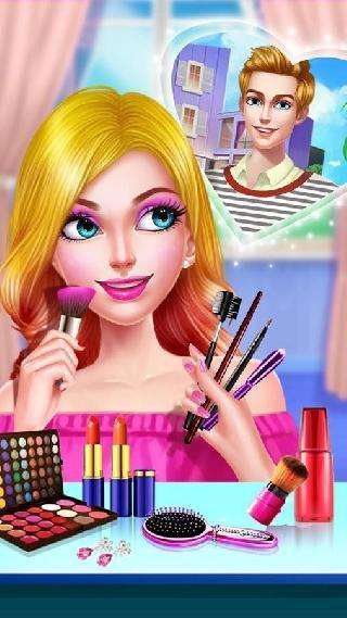 school date makeup - girl dress up