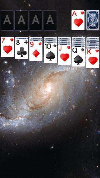 solitaire galaxy fantasy theme