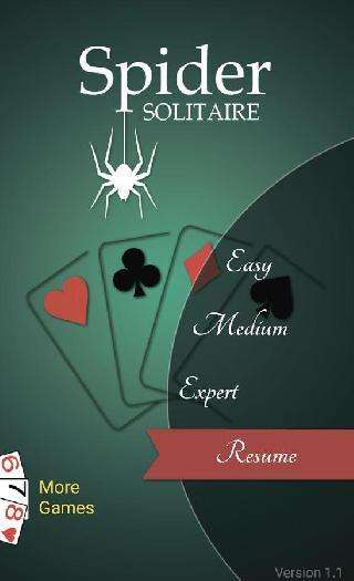 spider solitaire hd