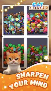 triple match - cat tiles 3d