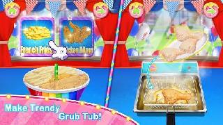 unicorn chef carnival fair food: games for girls
