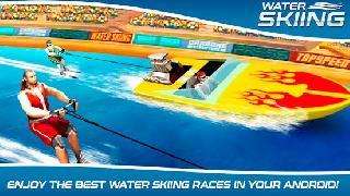 water skiing speed race