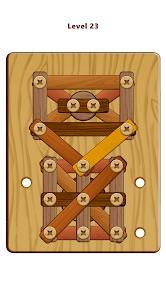 wood nuts and bolts puzzle