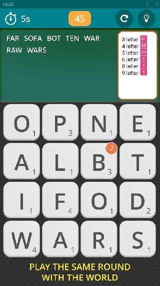 worgle : multiplayer word game