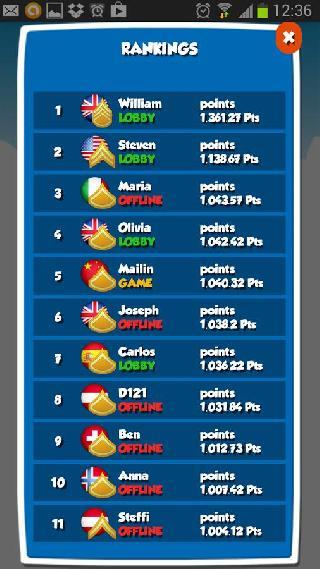 4 in a row multiplayer