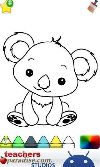 baby animals coloring book