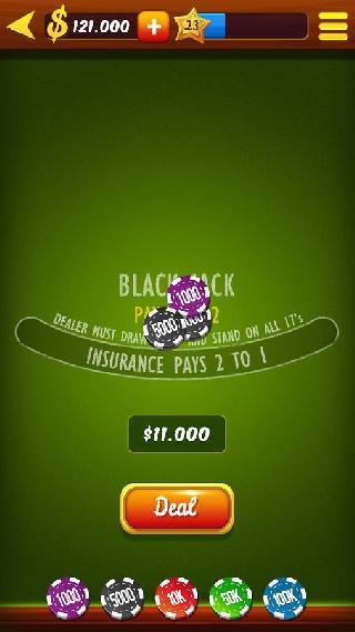 blackjack 21 hd