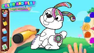 coloring book - kids drawing