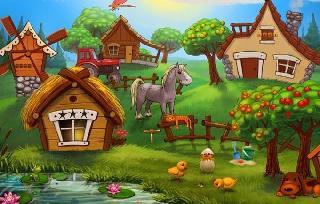 escape game - cartoon village