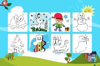 finger paint colouring pages