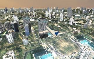 flight simulator: city plane