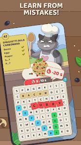 food words: cooking cat puzzle