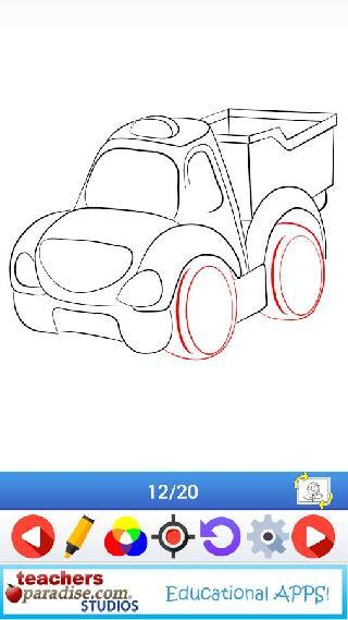 how to draw cartoons and cars
