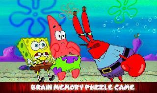 memory sponge bob brain game