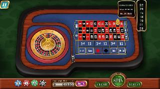mini roulette table croupier