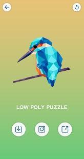 poly art : low poly puzzle - color by number