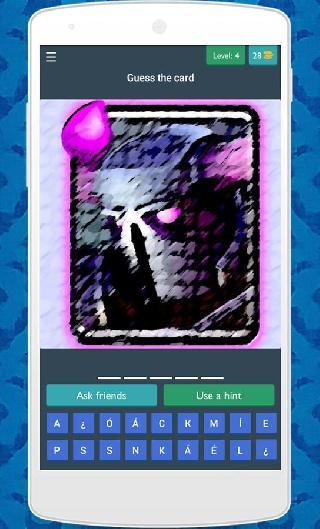 quizclash - guess the card