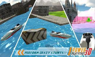 speed boat racing stunt mania