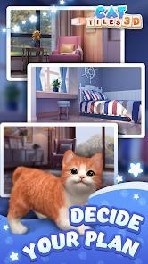 triple match - cat tiles 3d
