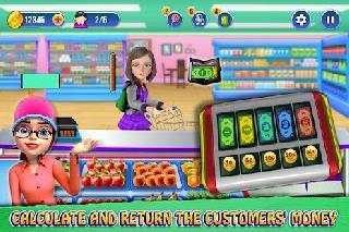 virtual supermarket cashier: register manager